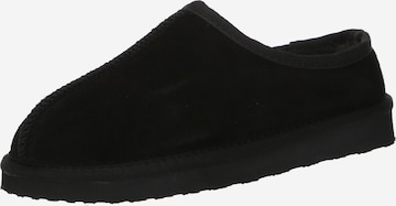 Bianco - Zapatillas de casa en negro: frente