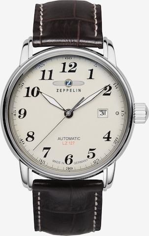 Zeppelin Analoog horloge in Beige: voorkant