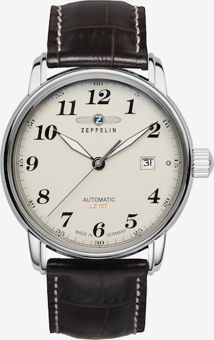 Zeppelin Uhr in Beige: predná strana