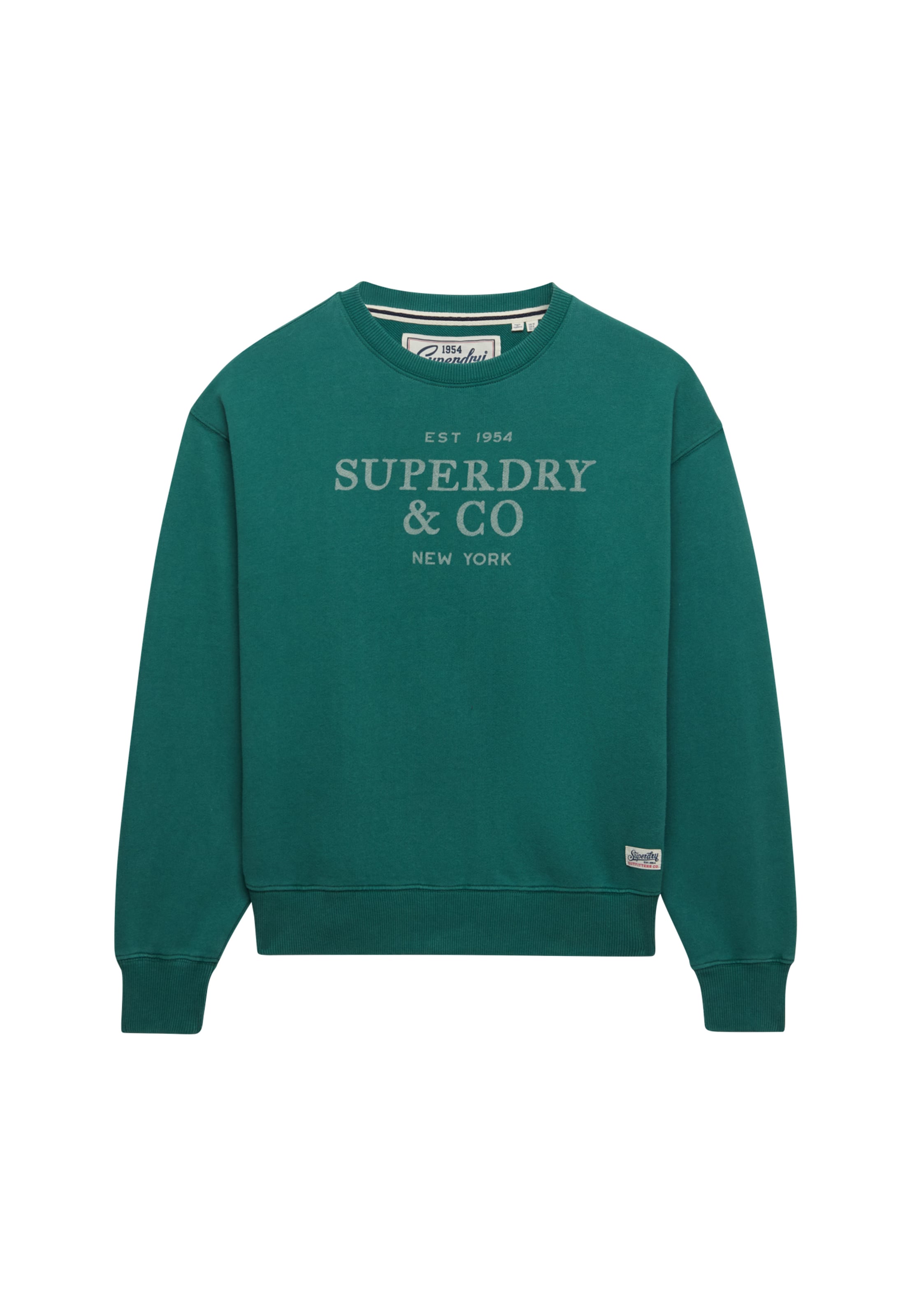 Sweat-shirt Superdry & Co en vert : devant