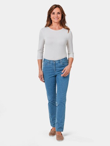 Goldner Slimfit Jeans 'Carla' in Blauw