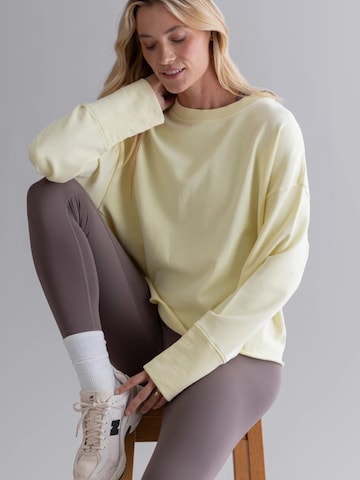Hey Honey Pullover 'Open Edge Sweater'‌‌‌‌‌ in Gelb