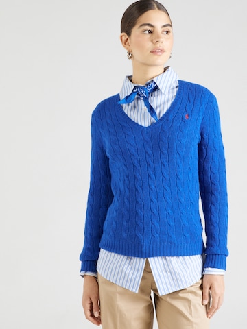 Polo Ralph Lauren Sweter 'KIMBERLY' w kolorze niebieski: przód