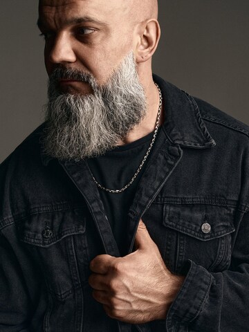 REYTEL - Cadena 'TRITON' en plata: frente