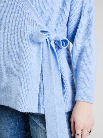 ONLY Carmakoma Knit cardigan 'CARELIZA' in Blue