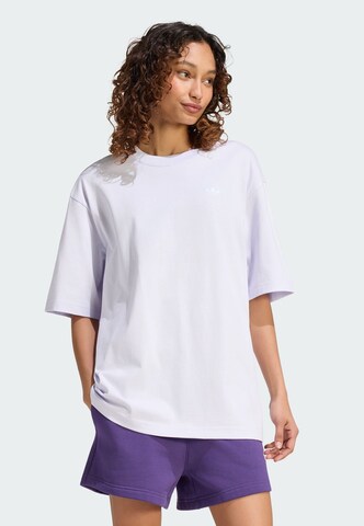 ADIDAS ORIGINALS - Camiseta talla grande 'Essentials' en lila: frente