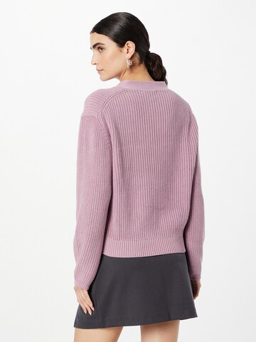 ABOUT YOU Knit cardigan 'Sana' in Purple