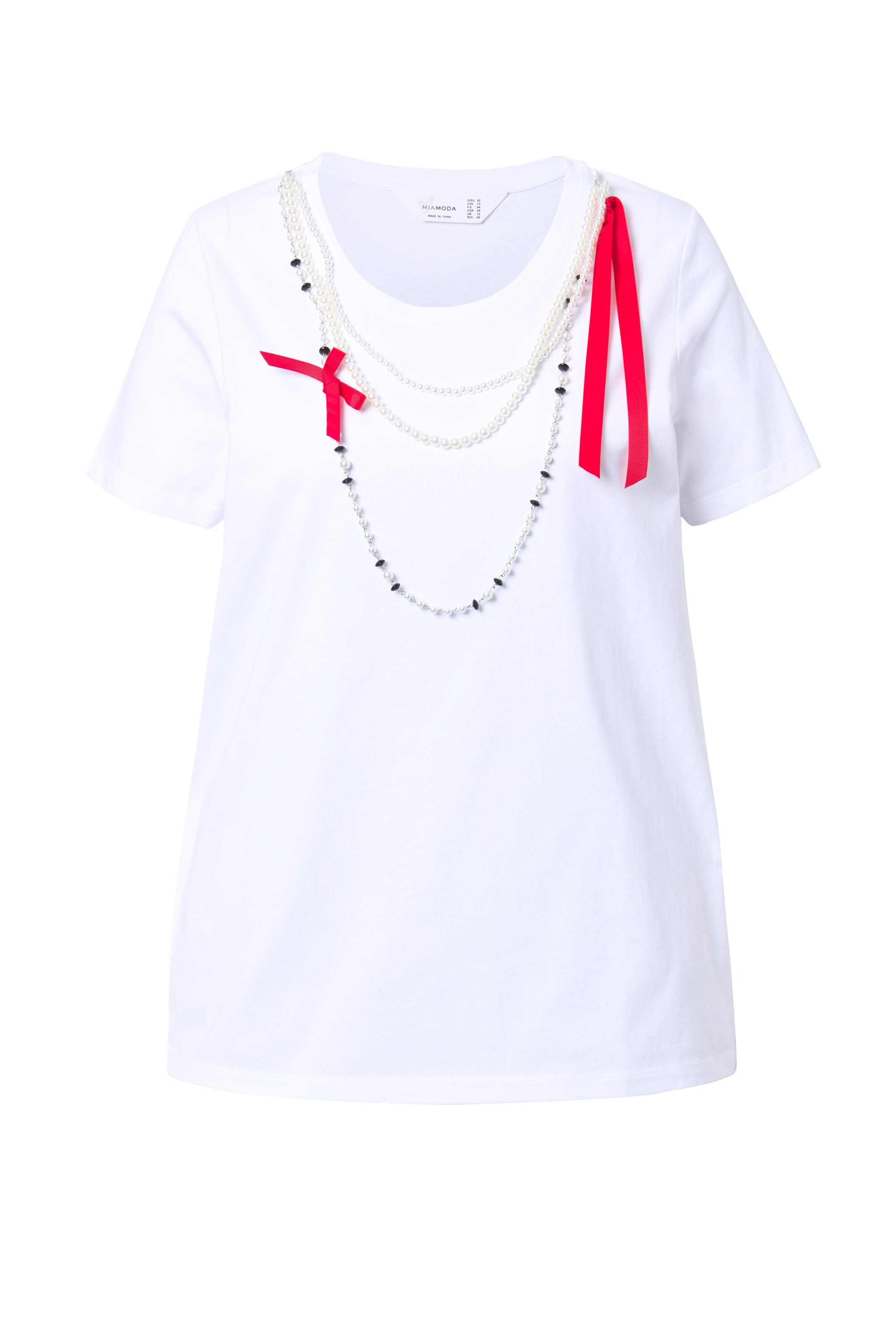 MIAMODA Shirt in Wit: voorkant