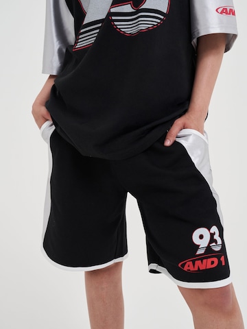 AND1 Loosefit Παντελόνι σε μαύρο: μπροστά
