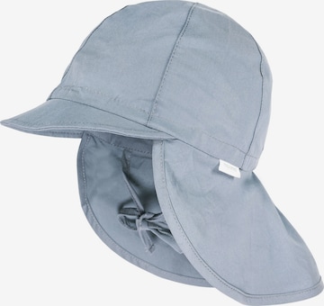 MAXIMO Beanie 'MINI BOY-Schildmütze Nackenschutz, UV' in Blue: front