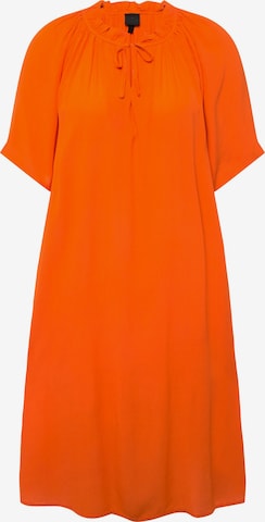 Robe Ulla Popken en orange : devant