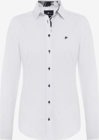 DENIM CULTURE Blouse 'MICHELLE' in White: front