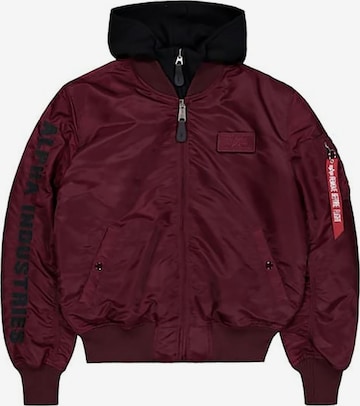 ALPHA INDUSTRIES Between-season jacket 'MA-1 D-Tec SE' in Red: front