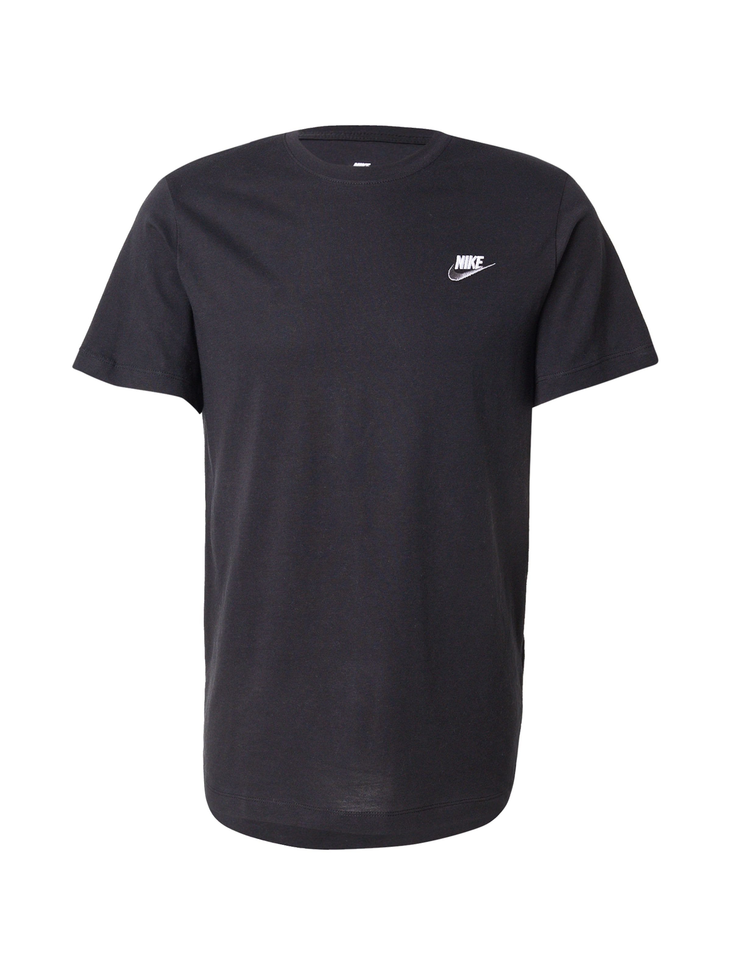 Nike Sportswear Футболка 'CLUB' в Черный: спереди