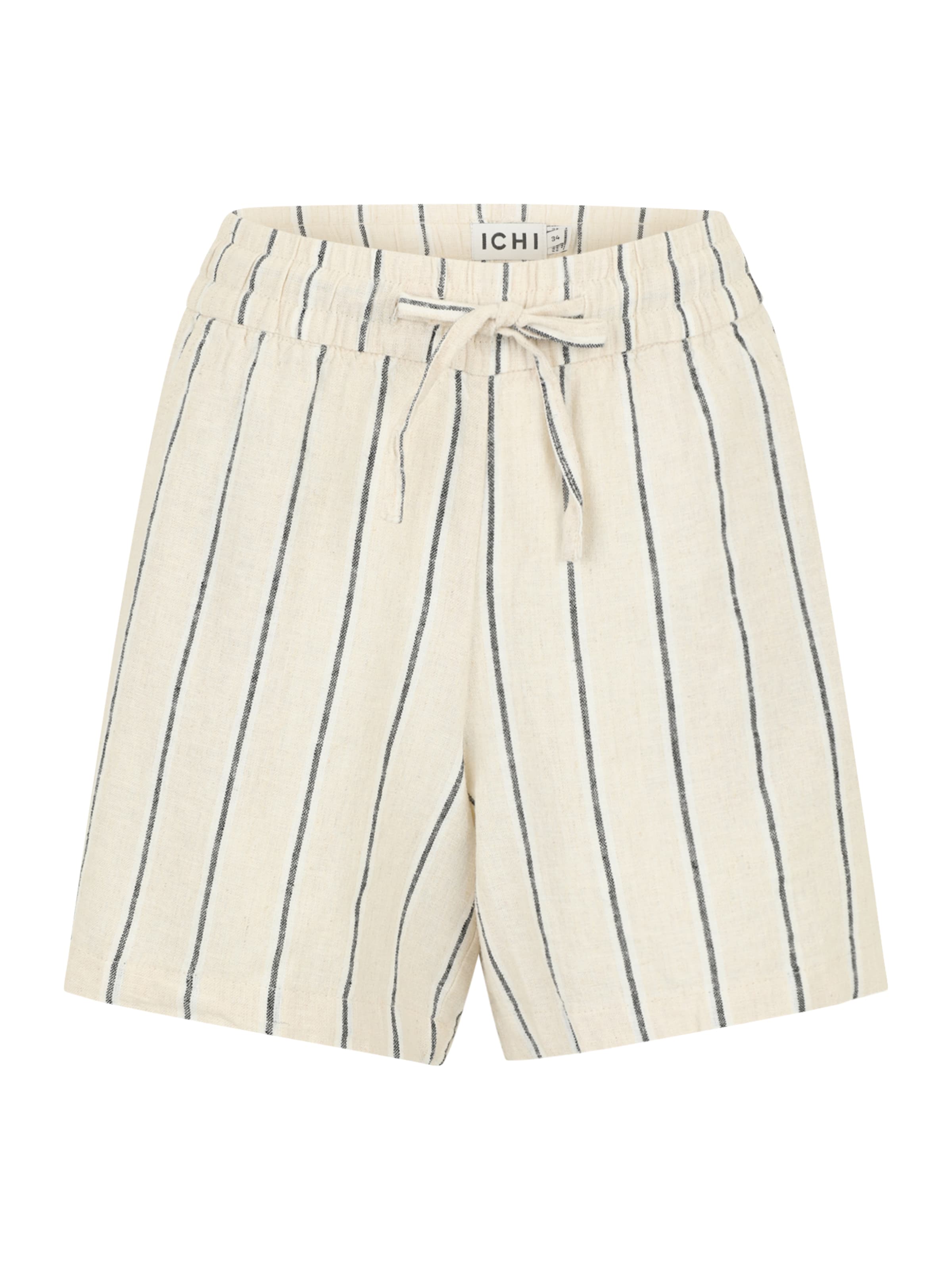 ICHI Regular Pants 'IHLINNO' in Beige: front