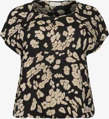 Camicia da donna 'Bella' di KAFFE CURVE in nero: frontale