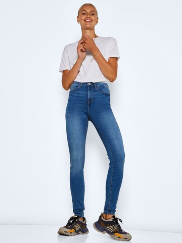 Noisy may Skinny Jeans 'Callie' in Blau