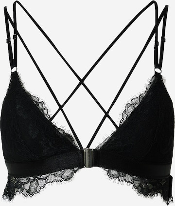 Hunkemöller - Triangular Soutien 'Linny' em preto: frente