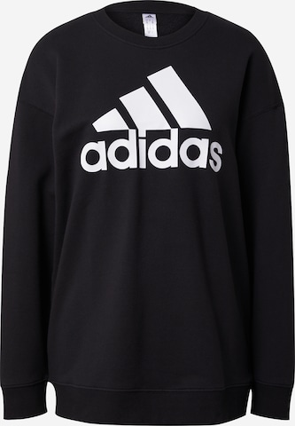 ADIDAS SPORTSWEAR Athletic Sweatshirt 'Essentials' in Black: front