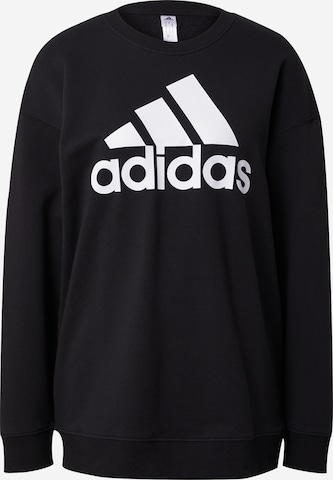 ADIDAS SPORTSWEAR Sportsweatshirt 'Essentials' in Schwarz: predná strana