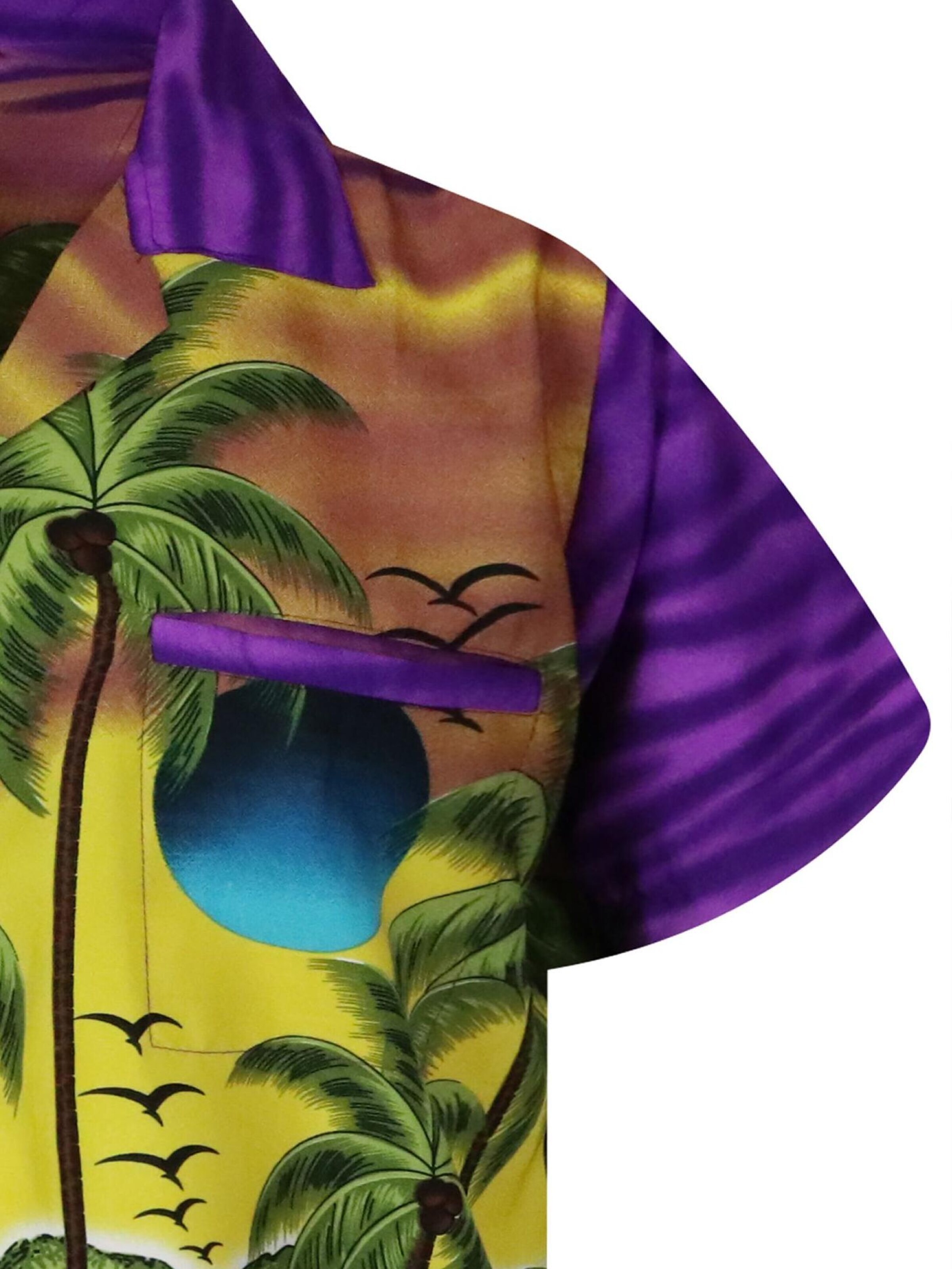 King Kameha - Camiseta 'Sunglasses' en lila