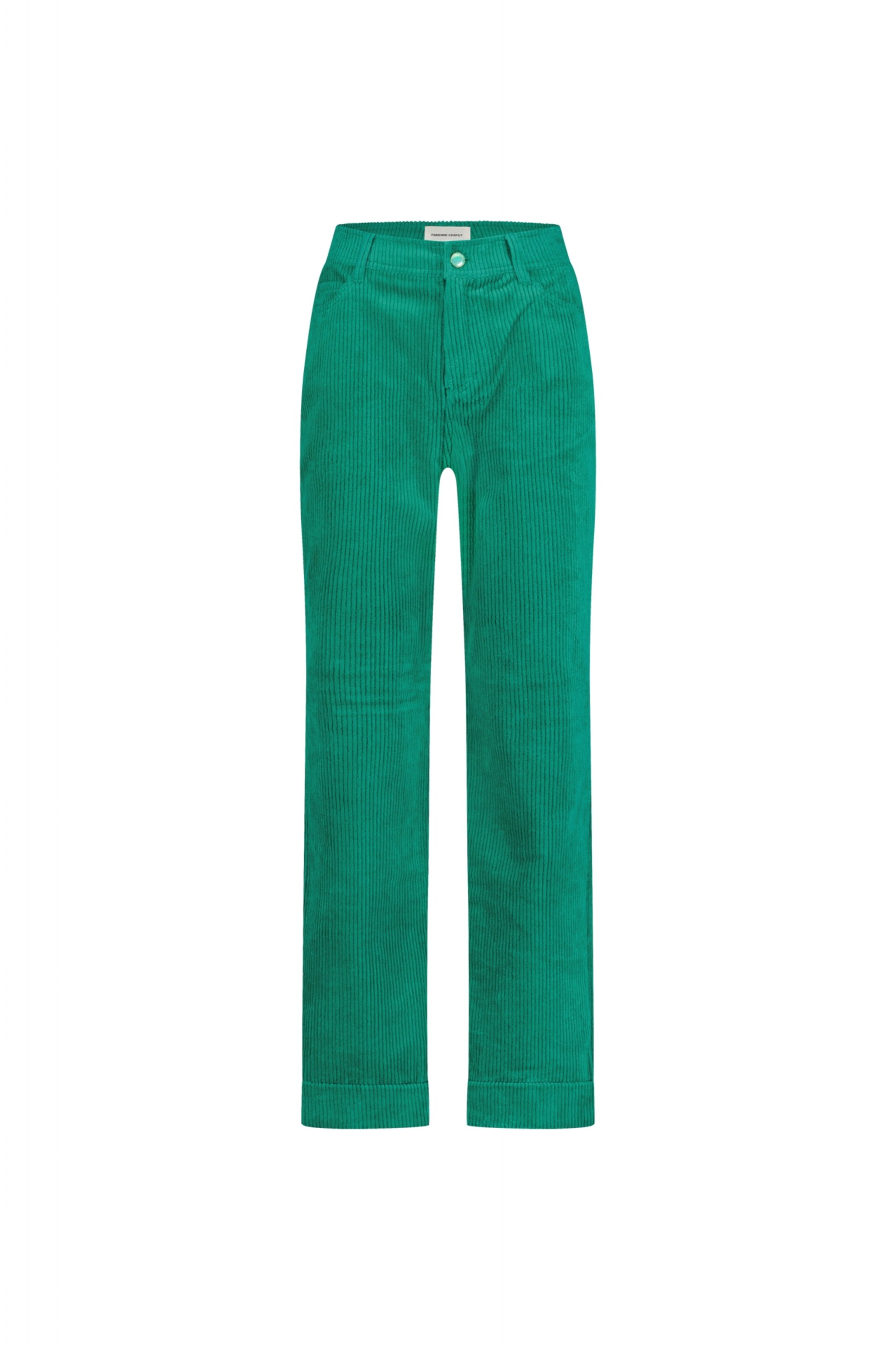 Fabienne Chapot Regular Trousers 'Virgi' in Green: front