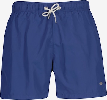 Shorts de bain GANT en bleu : devant