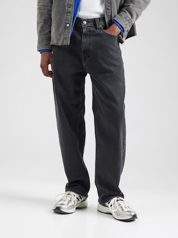HOLLISTER Baggy Τζιν σε μαύρο: μπροστά