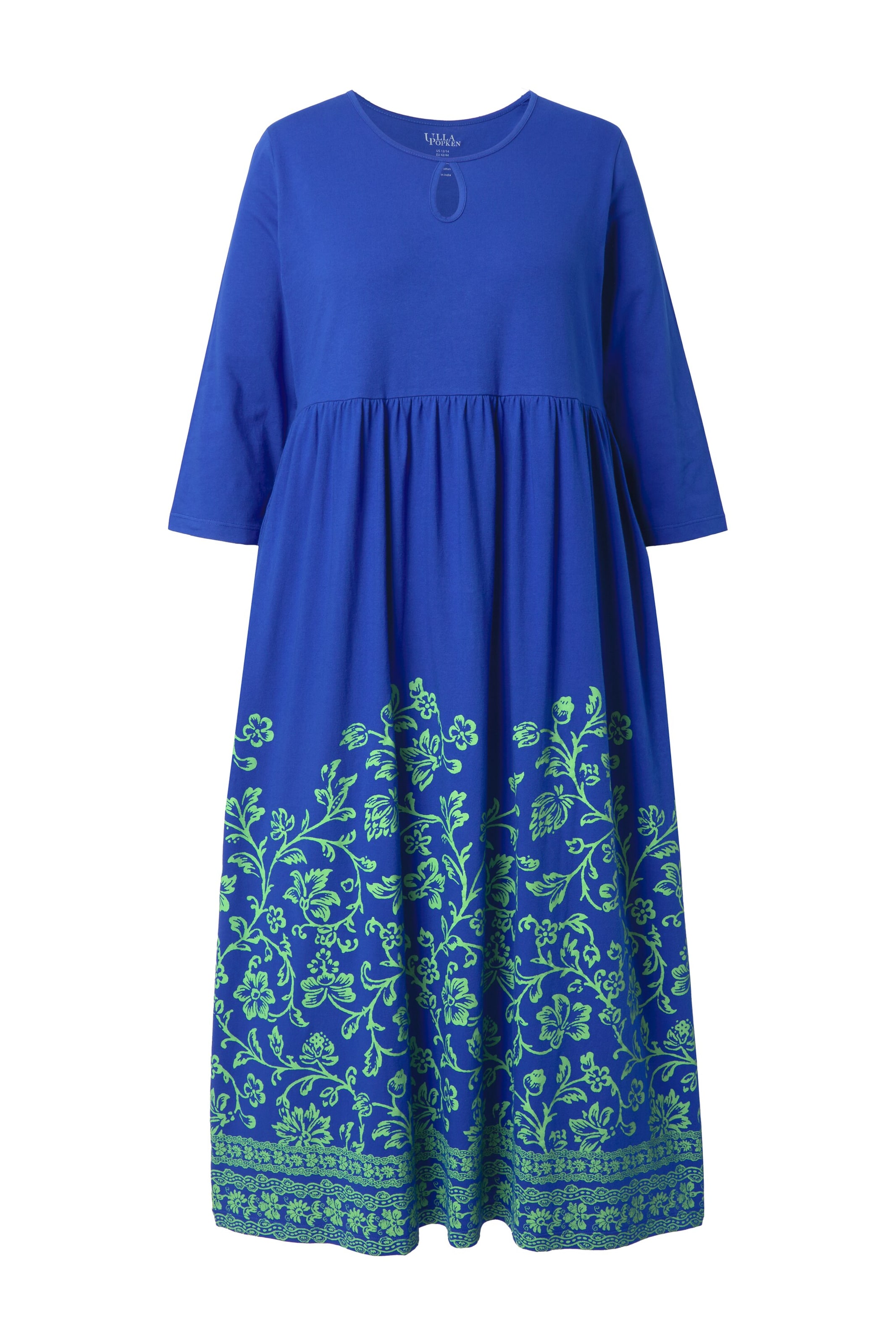 Ulla Popken Dress in Gentian / Lime, Item view