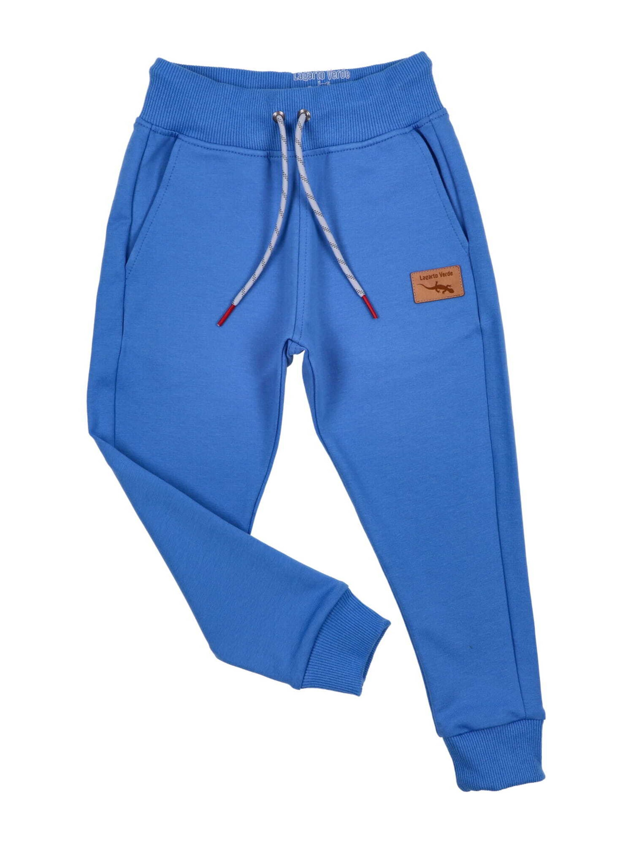 Lagarto Verde Tapered Broek 'Eidechse' in Blauw