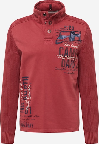 CAMP DAVID Sweater in Red: front