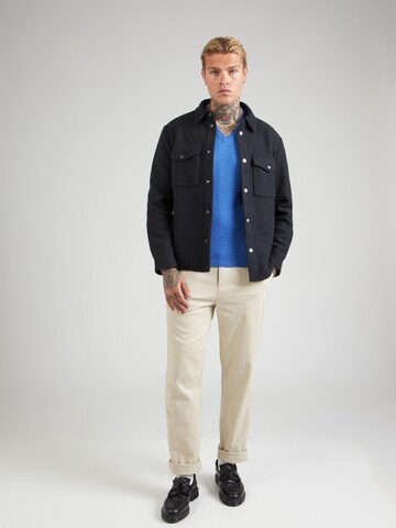 Hackett London Pulover | modra barva