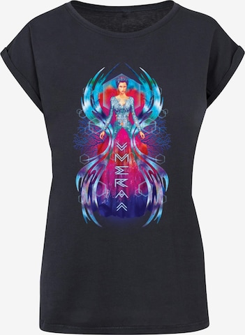 ABSOLUTE CULT T-Shirt 'Ladies Aquaman - Mera Dress' in Blau: predná strana