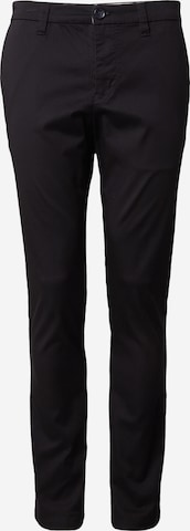 Coupe slim Pantalon chino ARMANI EXCHANGE en noir : devant