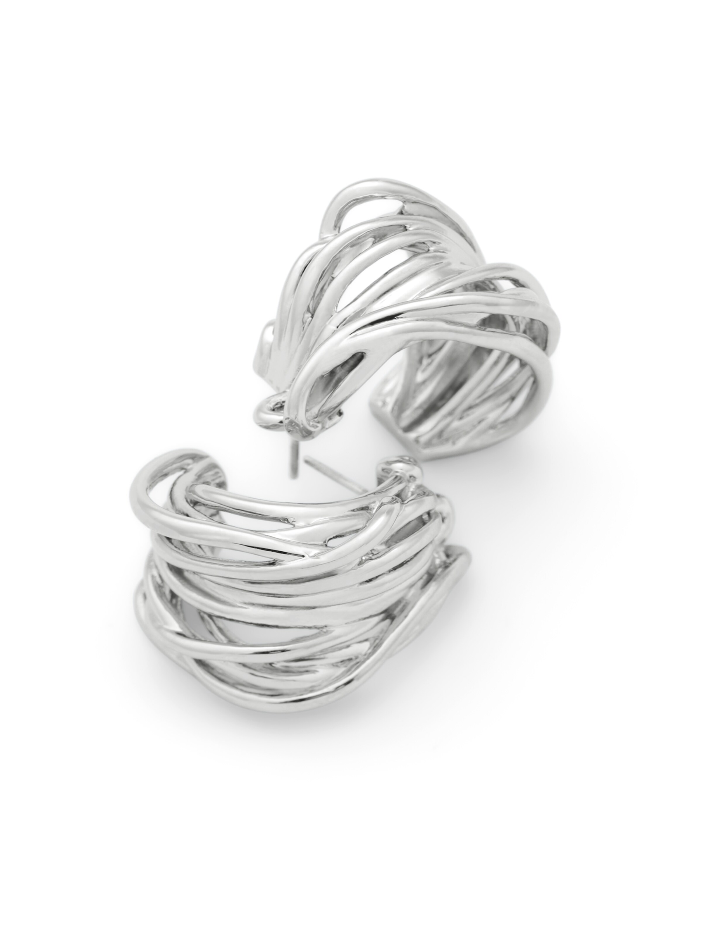 EDITED Σκουλαρίκια 'Aitana' σε ασημί