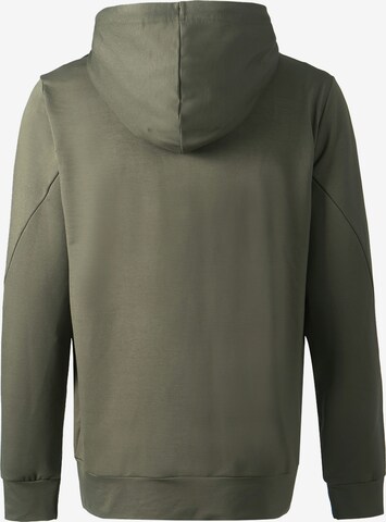 Virtus Athletic Zip-Up Hoodie 'Brent' in Green