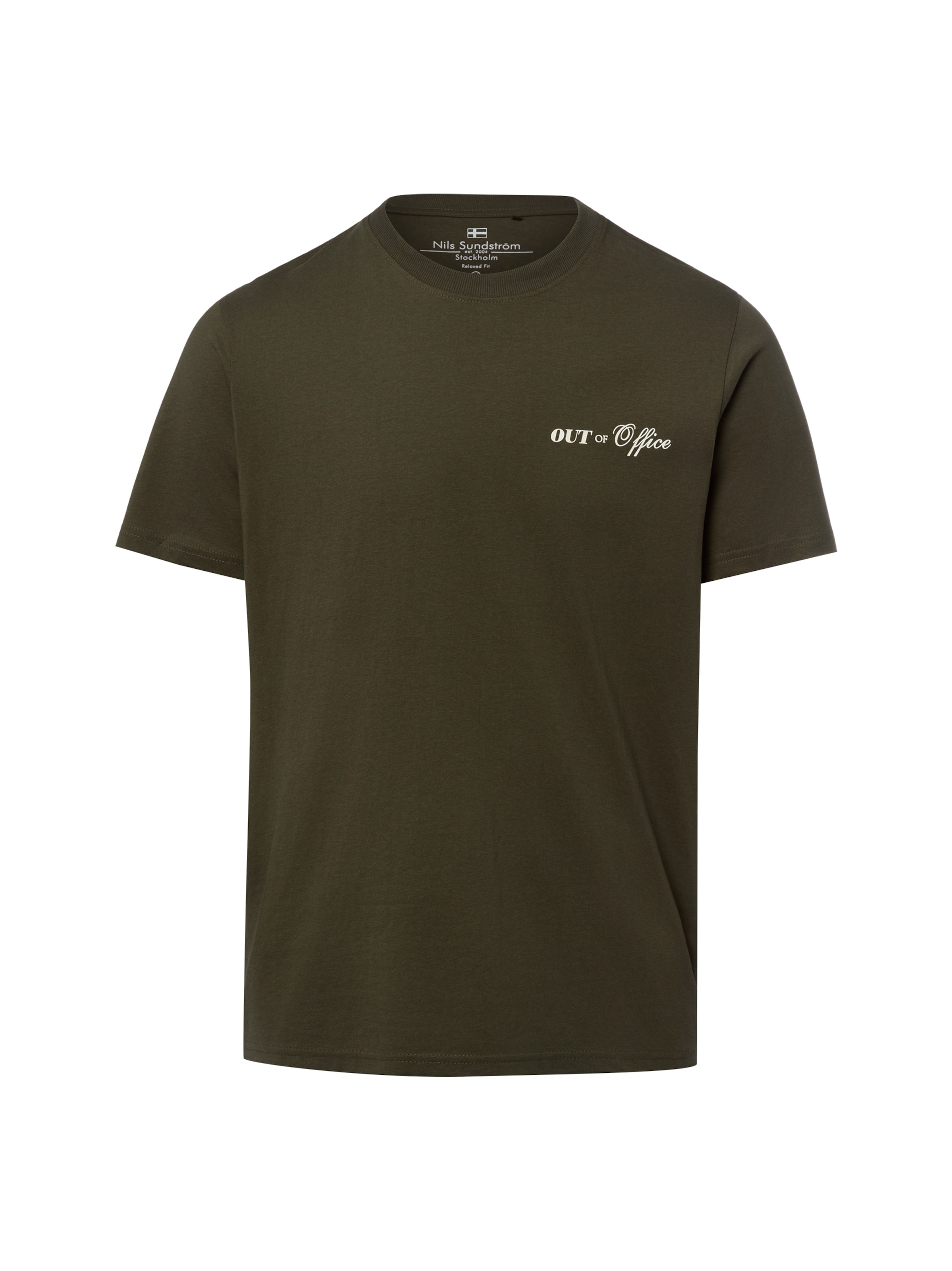 T-Shirt Nils Sundström en vert : devant