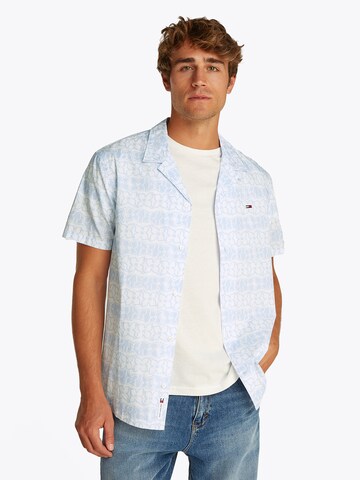 Comfort fit Camicia di Tommy Jeans in blu: frontale