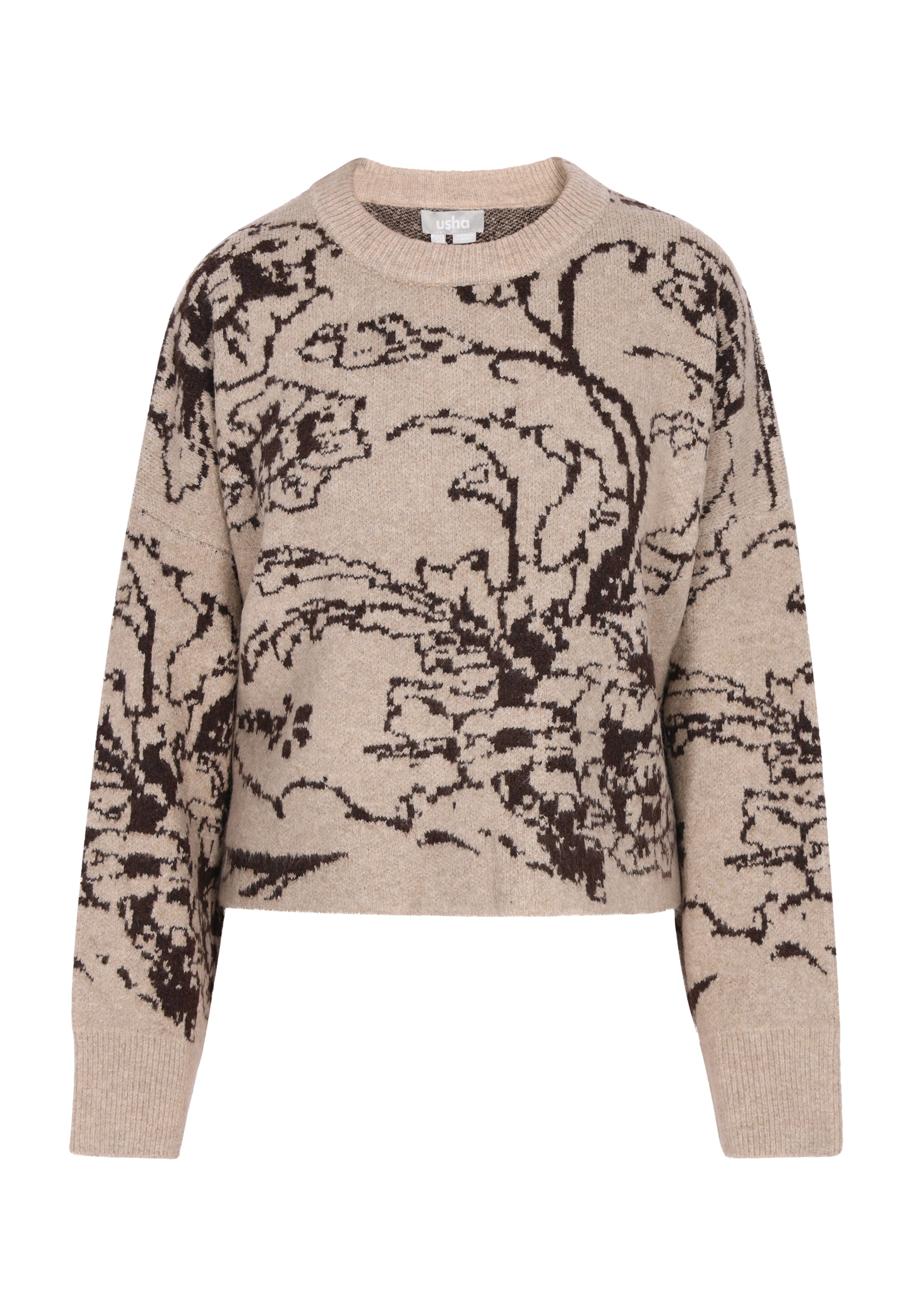 Usha Свитер в Бежевый: спереди