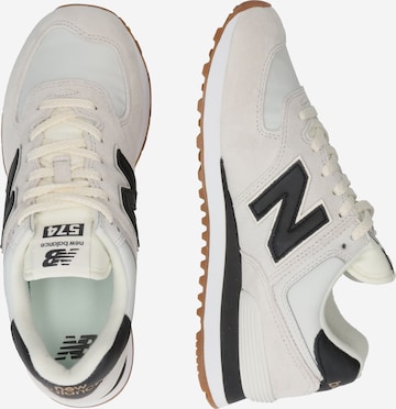 new balance حذاء رياضي بلا رقبة '574' بلون أبيض