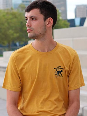 Surf Monkey Shirt in Gelb