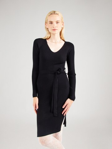 VERO MODA Knitted dress 'VMSaba' in Black: front