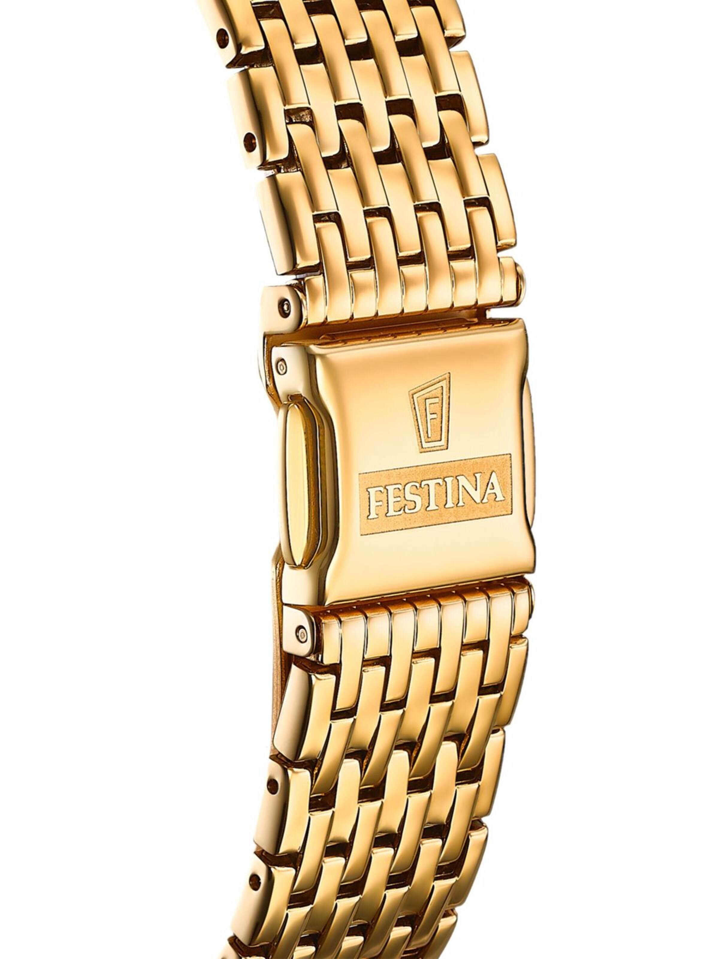 FESTINA Zegarek analogowy 'Watch Classiques Acier Swiss Made' w kolorze srebrny