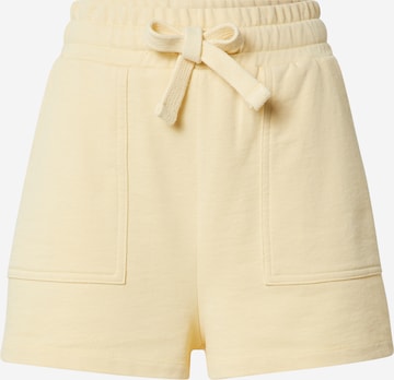 A LOT LESS Loosefit Shorts 'Liv' (GOTS) in Gelb: predná strana