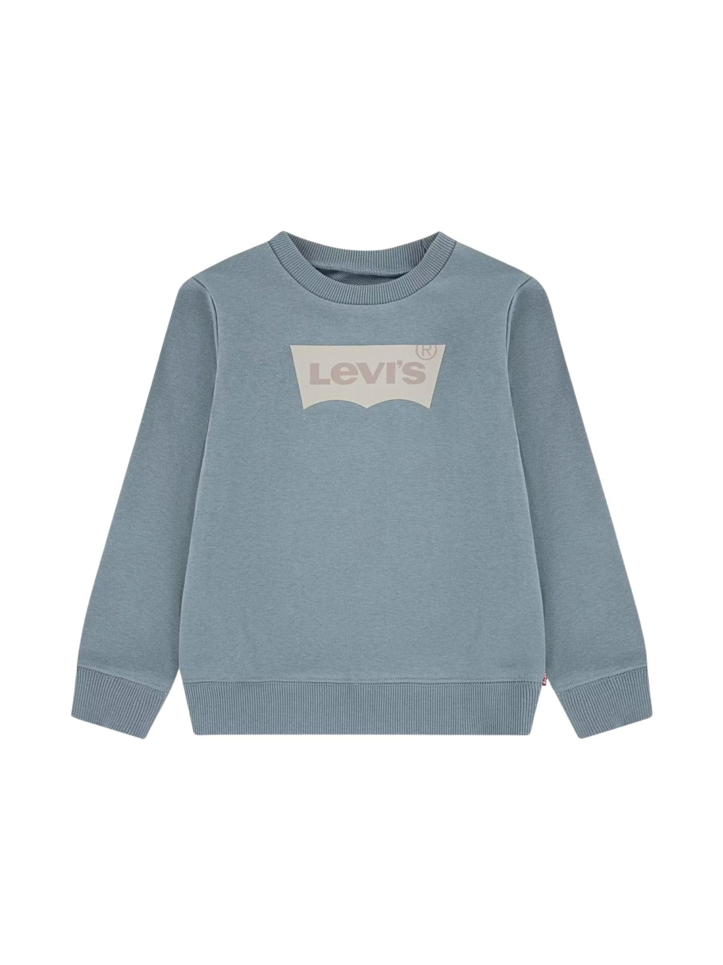 Levi's Kids Pullover 'LVB FRENCH TERRY BATWING PO FELPA'‌‌‌‌‌‌‌‌‌ in Blau: Vorderseite