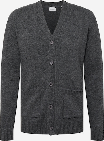 Lindbergh Knit cardigan in Grey: front