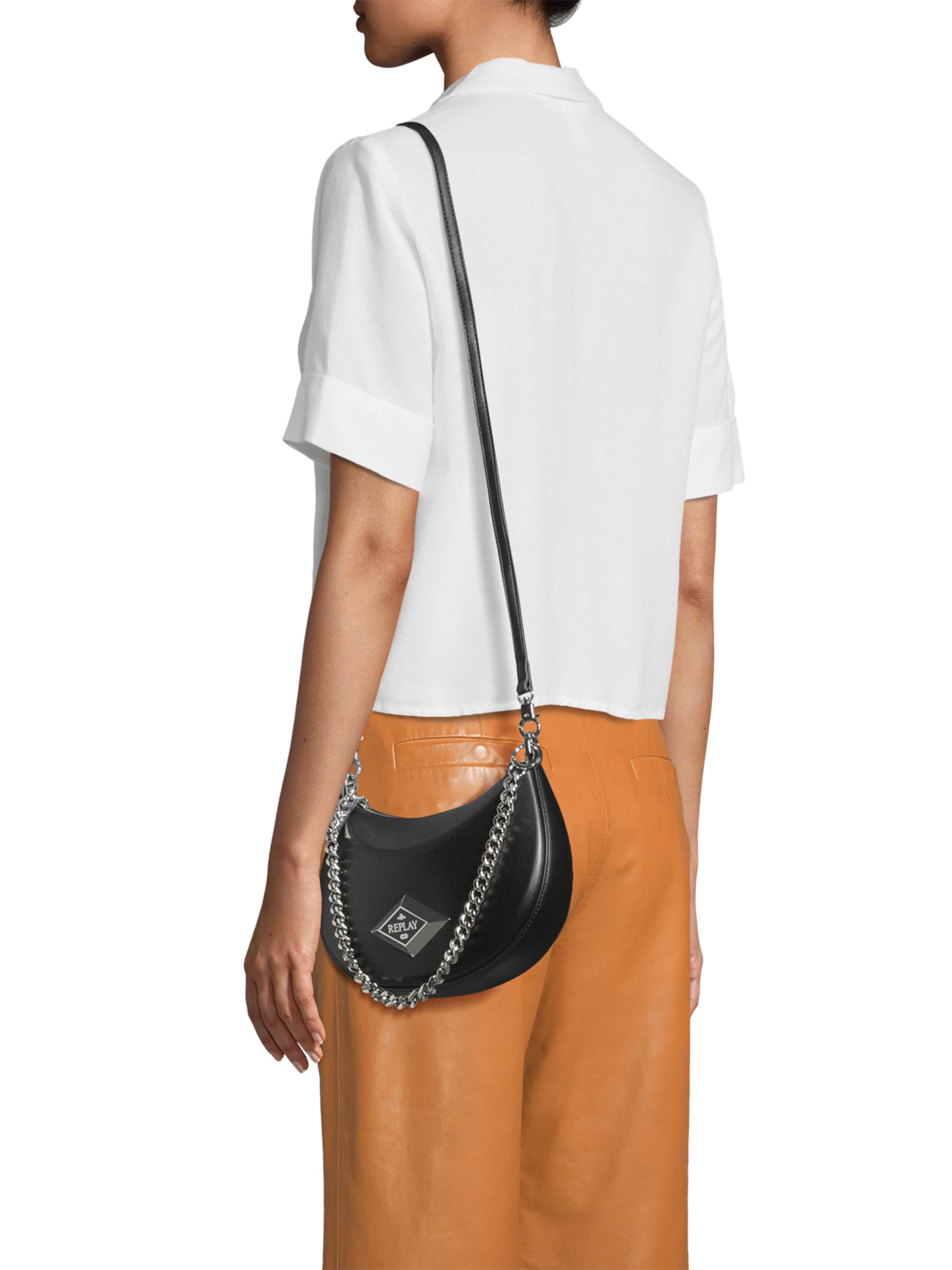 REPLAYTorba preko ramena - crna boja