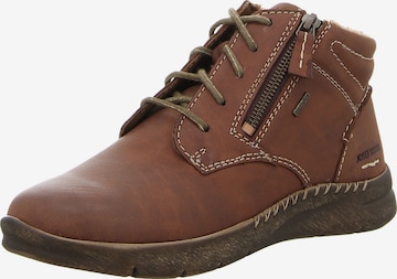 JOSEF SEIBEL Schnürstiefel 'Conny 52' in Braun: Vorderseite