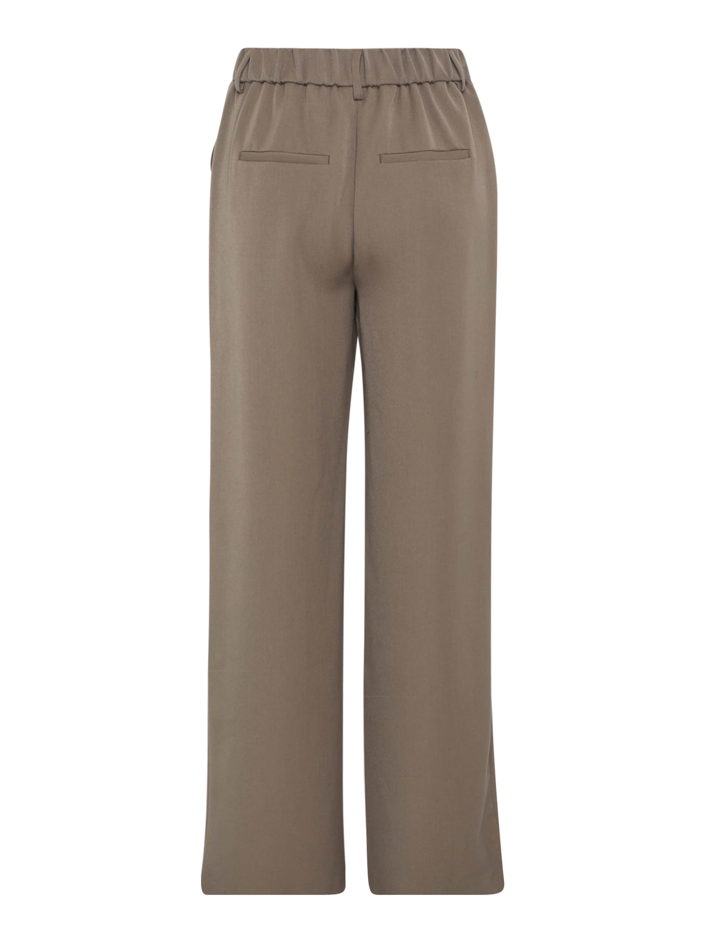 Wide Leg Pantalon 'PCKamil' PIECES en marron