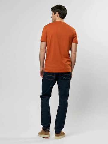 MCS Regular fit Shirt 'Texas' in Oranje